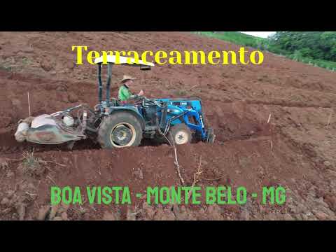 Terraceamento para Plantio de Café - Monte Belo - MG