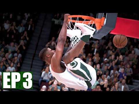 NBA 2K21 My Career | NASTY COLLEGE DUNKS & BLOCKS! Paint Beast Best Build Gameplay Ep 3