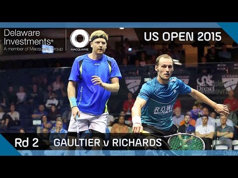 Squash: Delaware Investments US Open 2015 - Rd 2 Highlights - Gaultier v Richards