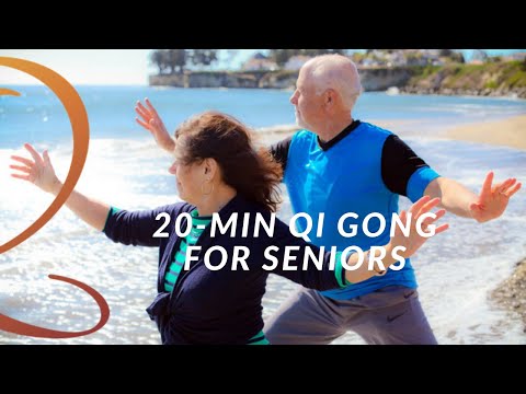 20-Minute Gentle Qi Gong Exercise Routine for Seniors - Seated or Standing
