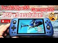 Powkiddy X55 New Update With GammaOS PSP X3 Resolution