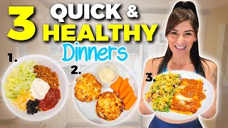 I ate THESE 3 Quick and HEALTHY Dinners to Lose 130Lbs