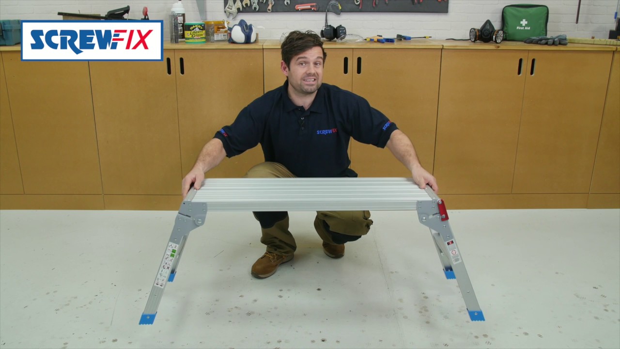 WORK PLATFORM ALUMINIUM 900MM | Screwfix