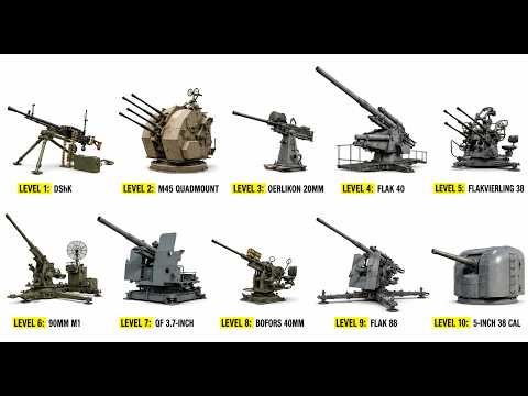 The 10 DEADLIEST Anti Aircraft Systems in WW2 RANKED