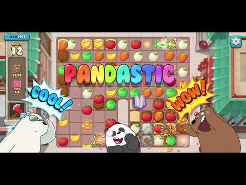 We Bare Bears Match3 Repairs Level 1407 - No Boosters