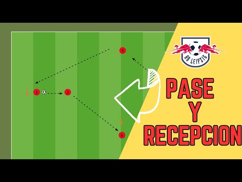 EJERCICIO DE PASE Y RECEPCION EN FUTBOL // EJERCICIOS PARA PASES