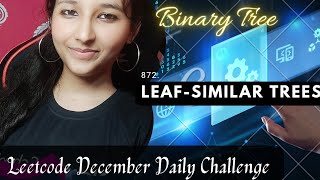 YouTube video 'Leetcode 872. ||  Leaf-Similar Trees || Leetcode Daily Easy || Binary Tree || cpp'