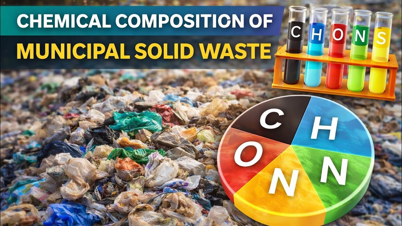 How to Determine Chemical Composition of Municipal Solid Waste (C, H, O, N, S)