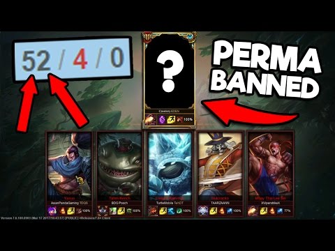 1 Challenger vs 5 Bronze Players, CHALLENGERS PERMABAN THIS CHAMPION (52/4)