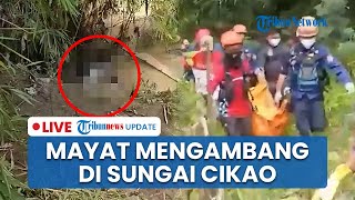 LIVE: Mayat Pria Mengenaskan di Sungai Cikao Purwakarta, Setengah Telanjang & Mengambang di Sungai