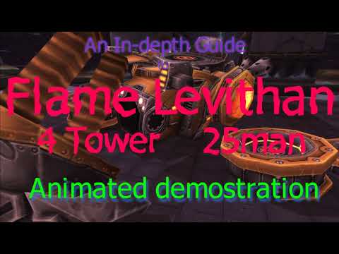 Flame Leviathan 25 Hard mode animated guide
