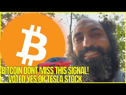 IN 23 HOURS AN AMAZING BITCOIN SIGNAL TRIGGERS & I VOTED YES ON ELON MUSK TESLA STOCK