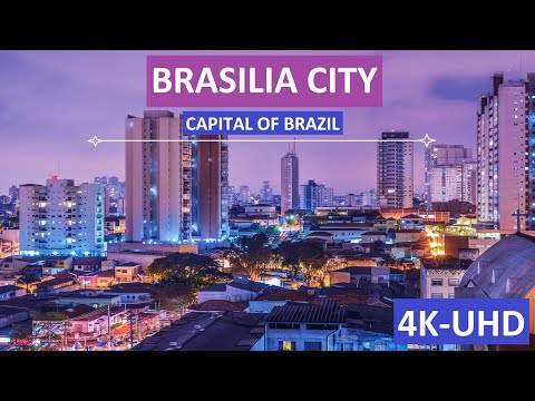 Welcome to Brasilia city | Capital of Brazil Drone view UHD 4K