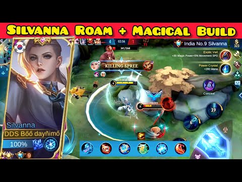 Silvanna Roam + Magical Build 2022 | Top Global Silvanna Gameplay By Boo Daynimo : Mobile legends
