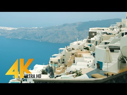 4K Santorini, Greece - Around the World - Urban Life Documentary Film