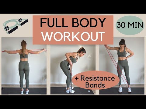 30 MIN FULL BODY WORKOUT - Ganzkörper Training mit Resistance Bändern