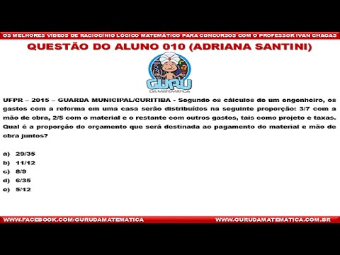 010 - Questão do Aluno - Frações - Matemática (www.gurudamatematica.com.br)