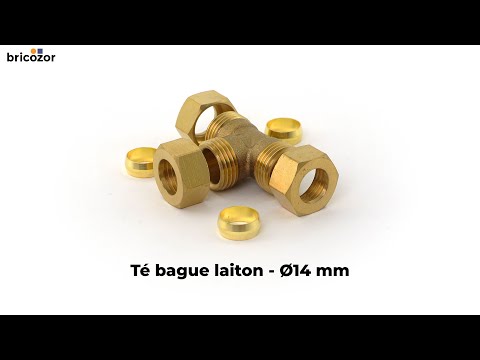 Té bague laiton BRICOZOR