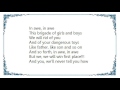 Chris Garneau - First Place Lyrics