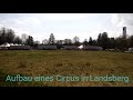 Aufbau Des Circus Barnum In Landsberg Am Sportzentrum Am Dienstag Mittag Im April Bei Top Wetter