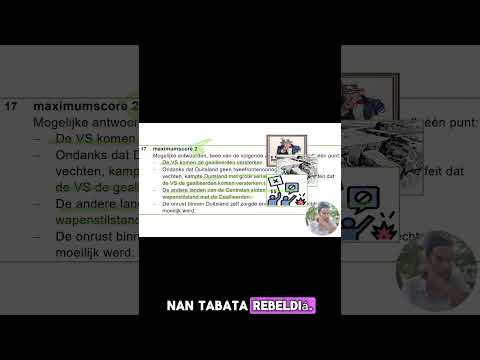 VWO History Exam 2025 - Pregunta 17 (Kòrsou) - E kontesta so