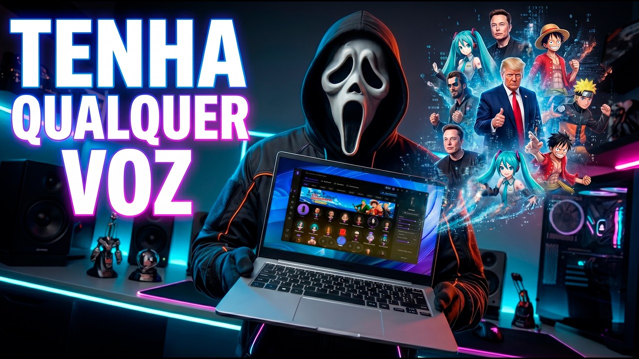 A IA mudo minha VOZ em TEMPO REAL! Modificador de Voz para PC (VoiceWave)