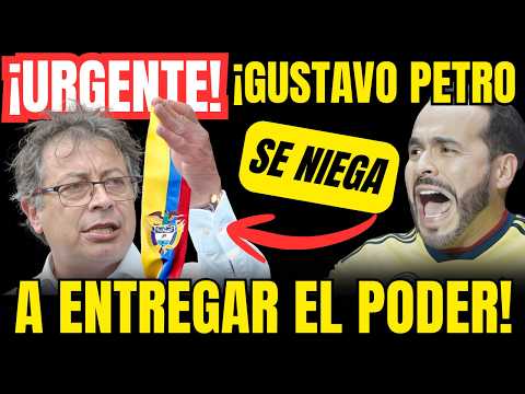 ¡URGENTE, COLOMBIA! PETRO SE NIEGA A ENTREGAR EL PODER! #colombia #noticias #petro