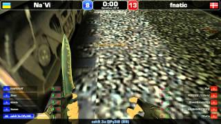 Na`Vi vs fnatic - de_train (part 2) @ GameGune 2012