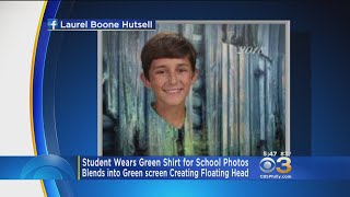Student&#39;s Green Screen School Photos Go Viral