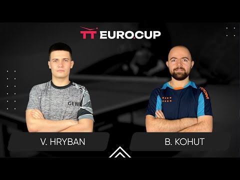 09:30 Vadym Hryban - Bohdan Kohut 10.06.2024 TT Euro.Cup Ukraine Elite. TABLE 3