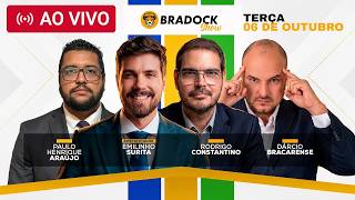 🔴 EMILINHO SURITA, CONSTANTINO, PAULO HENRIQUE ARAUJO E DÁRCIO BRACARENSE | Bradock Show 06/10/2026