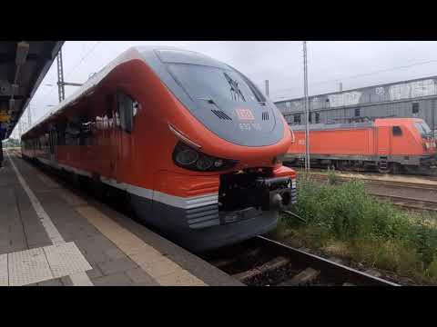 Vertrek RB 43 (Deutsche Bahn) richting Dorsten op station Wanne-Eickel Hbf [30-6-2021]