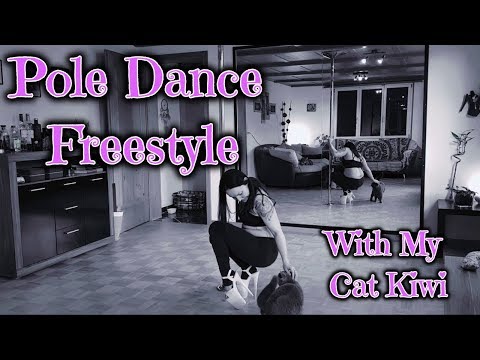 Pole Dance Freestyle - With My Cat Kiwi