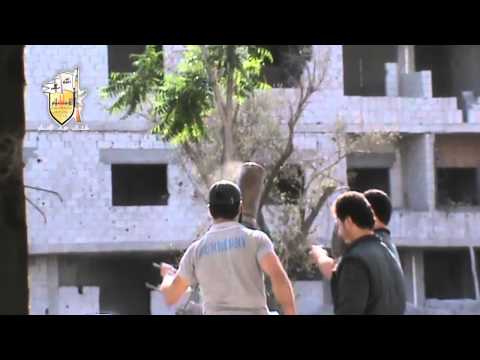 استهداف  قوات النظام بقذائف الهاون من قبل لواء الإسلام في القابون في مدينة دمشق