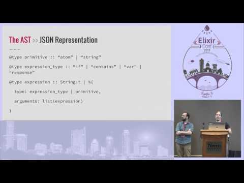 ElixirConf 2015 - Building a visual programming tool using Elixir by Josh Adams