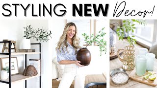 HOME DECOR HAUL || HOME DECORATING IDEAS || DESIGN TIPS || STYLING MY NEW DECOR
