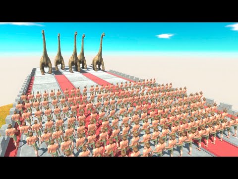 X100 Archers Protect Pig ► Animal Revolt Battle Simulator