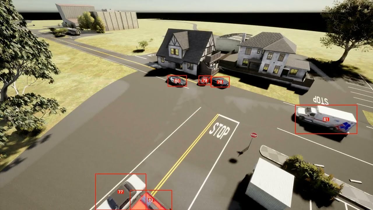 SimCloud - Scenario with Ground Truth Labels