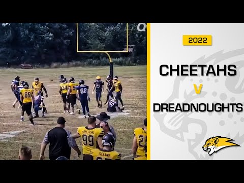 Cheetahs vs. Portsmouth Dreadnoughts 24/7/2022 #britishamericanfootball  #bafa #americanfootball