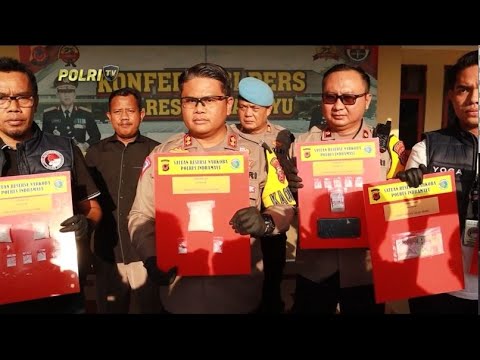 POLRES INDRAMAYU PEREDARAN SABU DI JALUR PANTURA