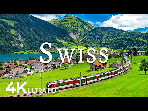 SWISS NATIONAL PARK 4K - Journey Through Scenic Alpine Landscapes and Charming Villages