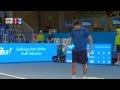 Goran Ivanisevic's big serve - World Tennis Challenge 2015