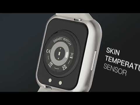 SmartWatch Q23 cu Puls, Tensiune Arteriala, Oxigen din sange, Temperatura corporala, Somn - Watch24