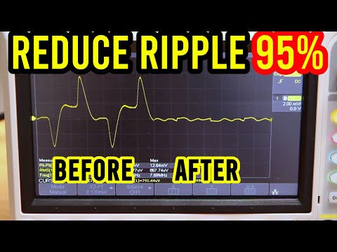 Very Cheap and Easy Mod to Fix the Horrible Ripple, Below 1mV RMS ! - Lavolta BPS305 MKII #025