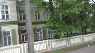 Driving through several neighborhoods of Tallinn, Estonia