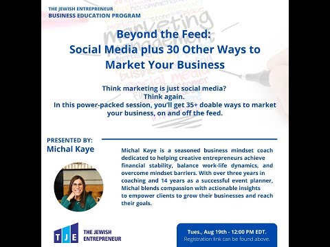 Social Media Plus 30 Other Ways to Market Your Business by Michal Kaye