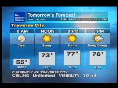 Traverse City Weatherstar XL- 5/27/10 19:58 EDT