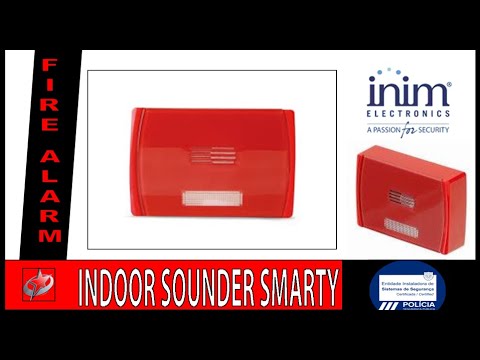 Fire Alarm Indoor Sounder Test from INIM Electronics / Sirene Interior de Incêndio Smarty da INIM