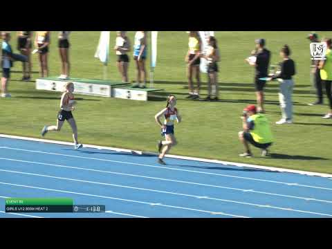 U12 Girls 800m Heat 2: 2021 State Combined Events Championships // LAVicTV
