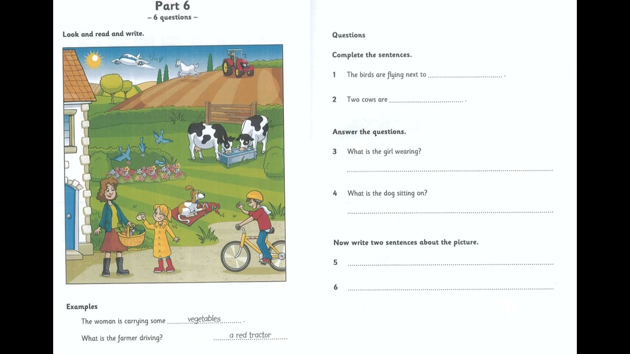 Movers 123 Reading and Writing| part 6| Maxilliaan